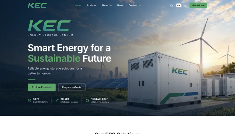 Hero: Smart Energy for a Sustainable Future.