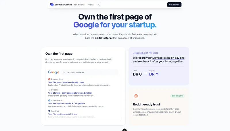 Own the first page of Google for your brand name.